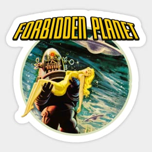 Forbidden Planet Circle Sticker